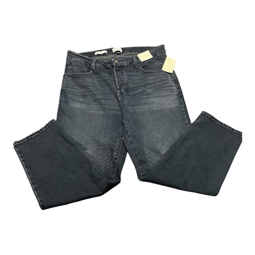 NWT- Universal Thread Women's Mid Rise 80s Slim Dark Wash Ankle Jeans size 17 - Picture 3 of 14